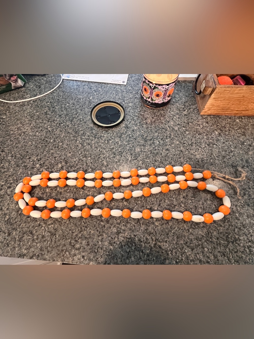 Fall Decorative Wooden Beading